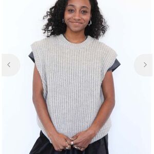 NWT Mabo Daphne Wool Slouch Vest